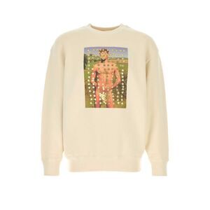 Jw Anderson Men Ivory Cotton Sweatshirt